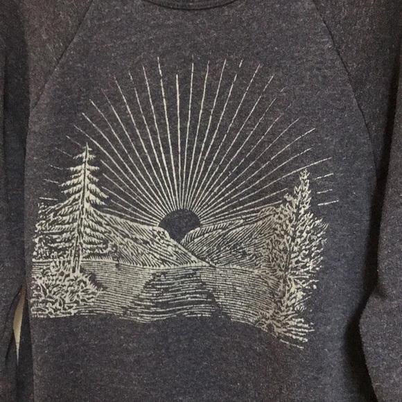 Local Branch Brooklyn Sz Small sweatshirt Royal Crewneck Made in the USA blue - Picture 2 of 9